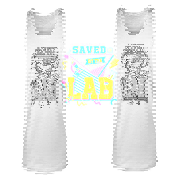 Saved By The Lab Retro Lab Week 2023 Medical Laboratory Tech Tank Top