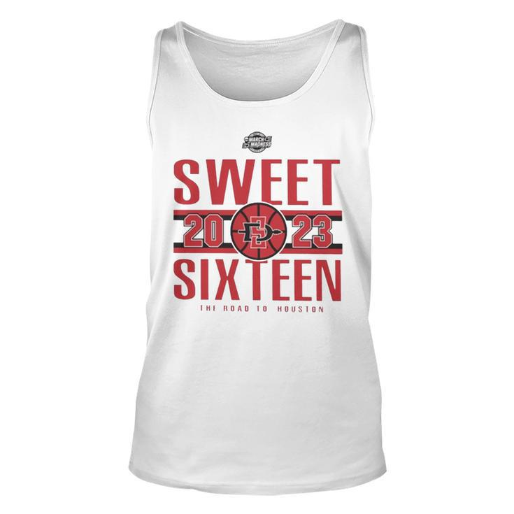 Sdsu Men’S Basketball 2023 Sweet Sixteen The Road To Houston T Tank Top