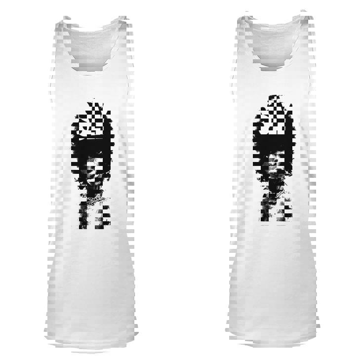 Sly Stone Portrait Tshirt Men Women Tank Top Graphic Print Unisex