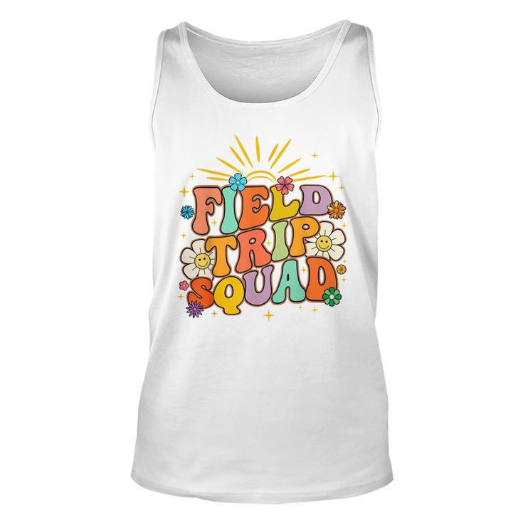 Smile Face Field Trip Squad Retro Groovy Field Day 23 Hippie Tank Top