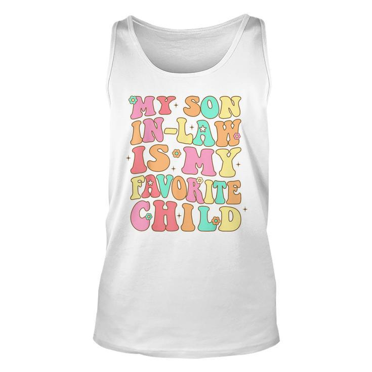 My Son In Law Is My Favorite Child Retro Groovy Tank Top