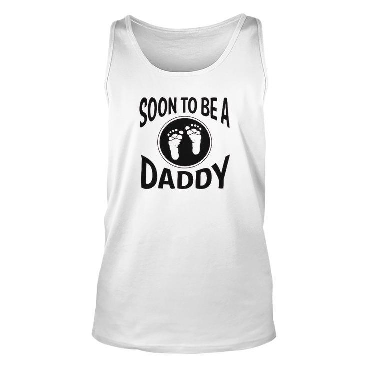 Soon To Be A Daddy New Father Men Women Tank Top Graphic Print Unisex