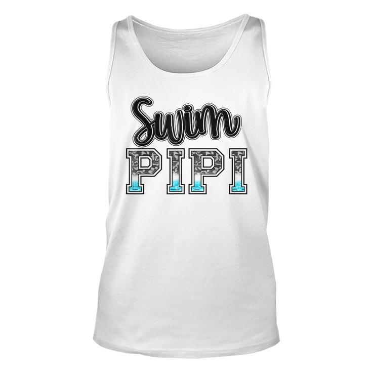 Swim Pipi Swimming Diving Camo Western Fathers Day  Unisex Tank Top