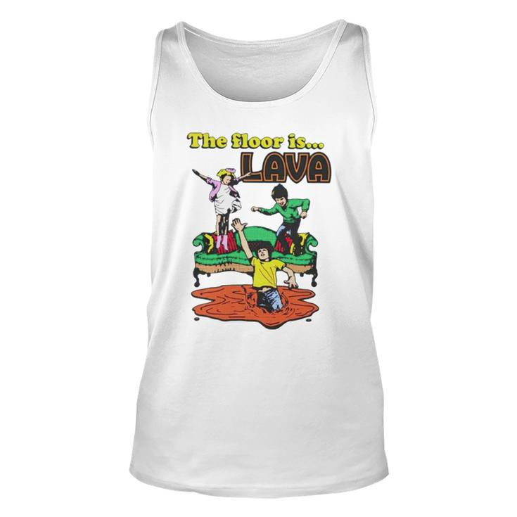 The Floor Is Lava Childrens Playing Unisex Tank Top