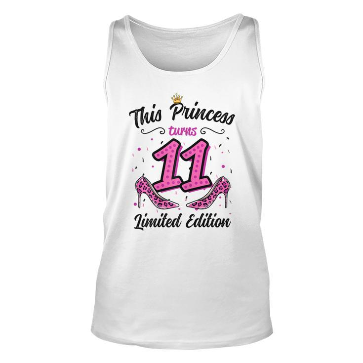 This Princess Turns 11 Girl 11Th Birthday  Unisex Tank Top