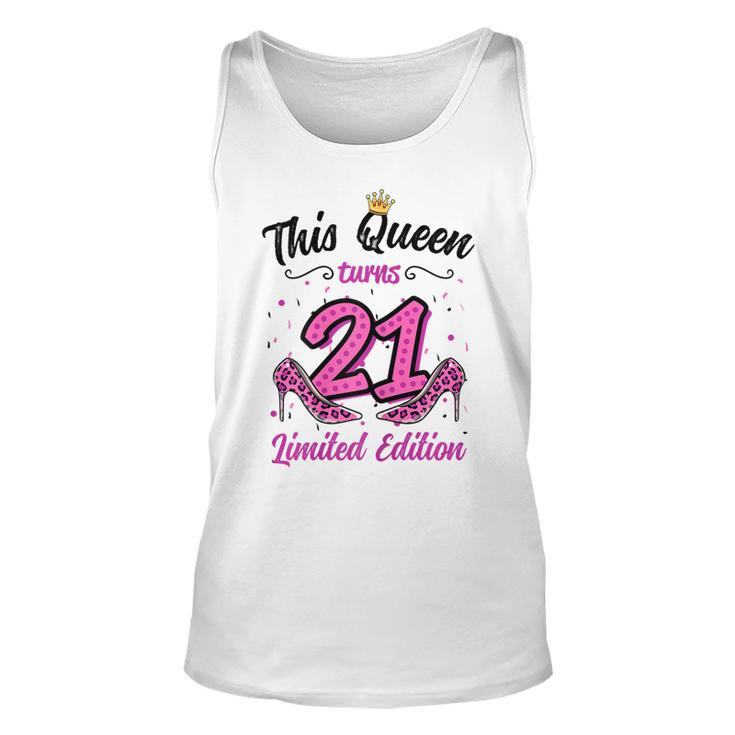 This Queen Turns 21 Girl 21St Birthday  Unisex Tank Top