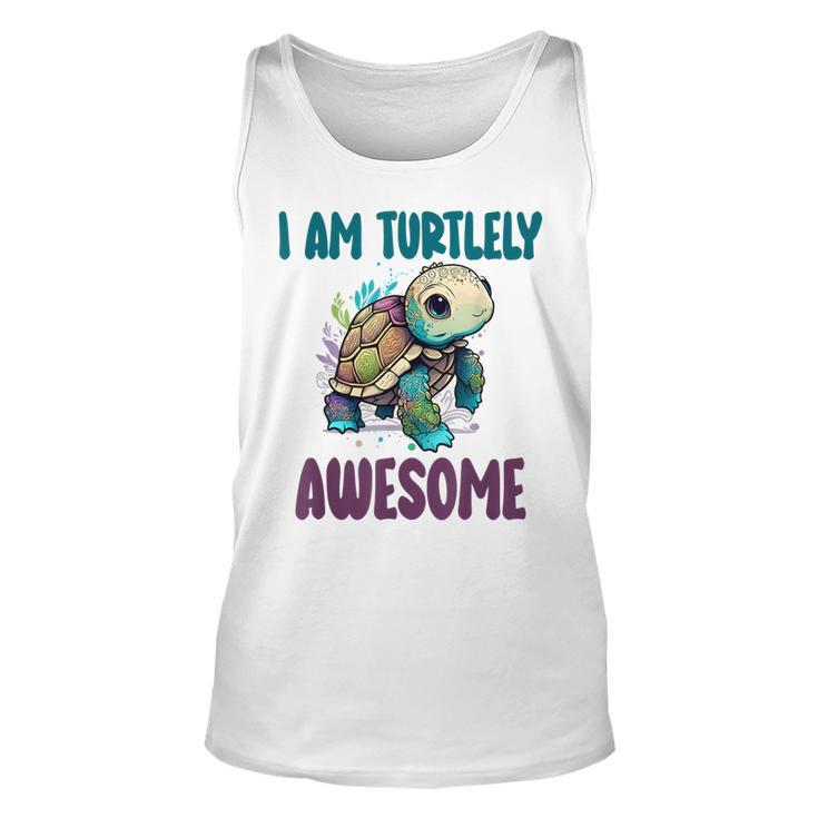 Turtlely Awesome Turtle Clothes Aquatic Animal Tortoise  Unisex Tank Top