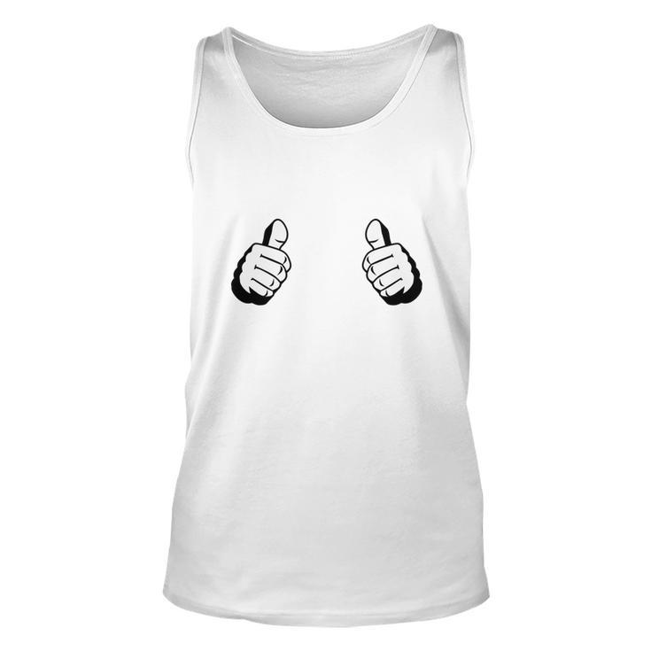 Two Thumbs Up This Guy Or Girl Custom Graphic T Men Women Tank Top Graphic Print Unisex