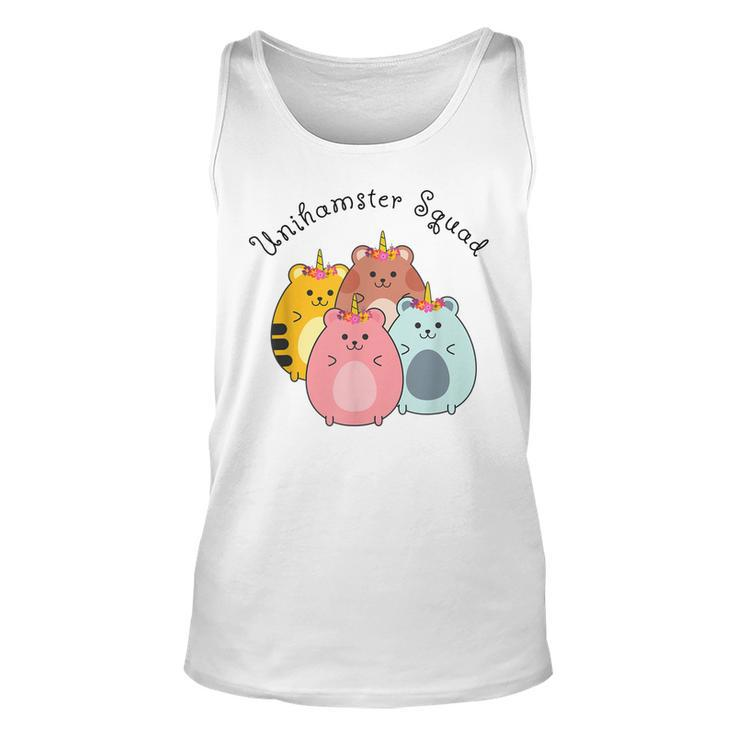 Unihamster Squad Goals Adorable Hamster Friends Unisex Tank Top
