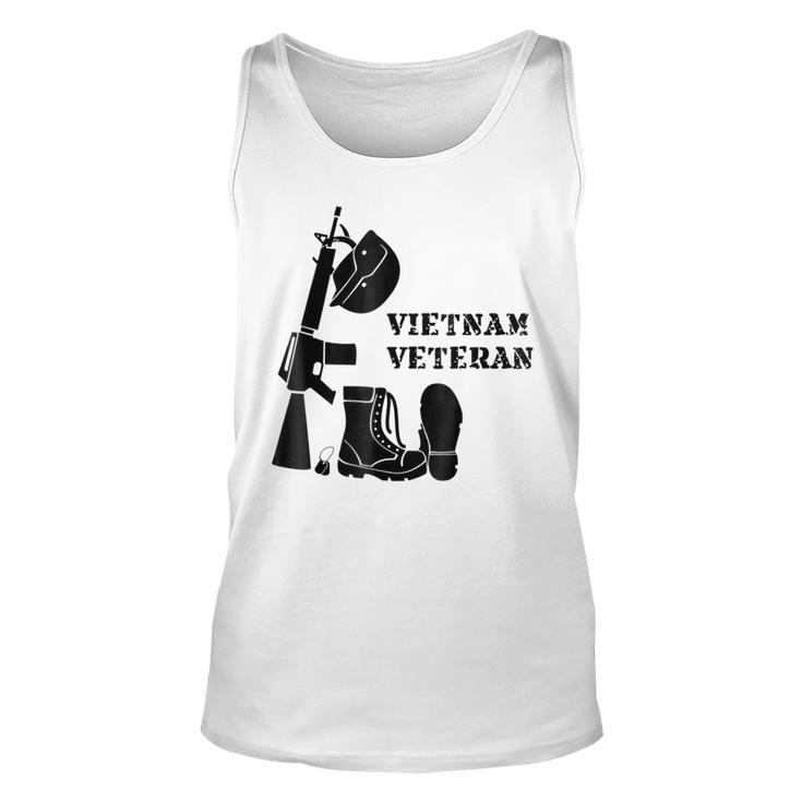 Vietnam Veteran Army Navy Air Force Soldier Sailor Airman T Unisex Tank Top