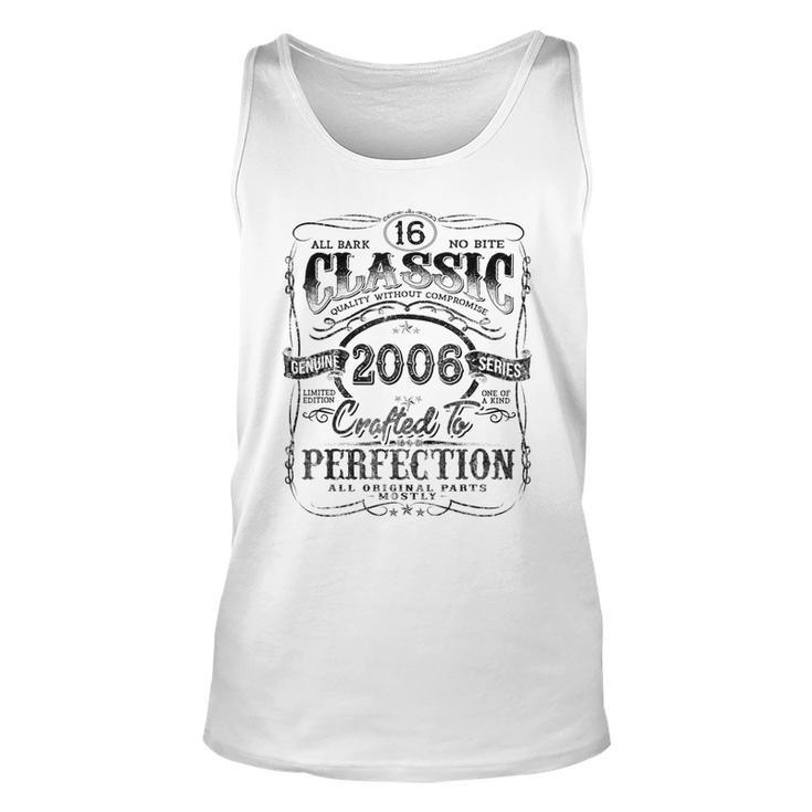 Vintage 2006 Limited Edition  16 Year Old 16Th Birthday  Unisex Tank Top