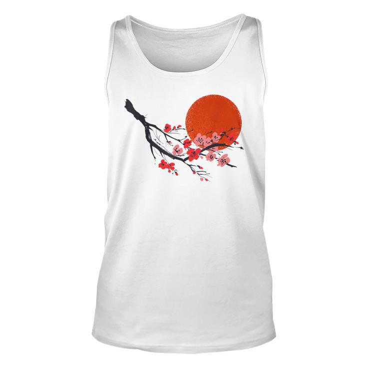 Vintage Sakura Cherry Blossom Tree Japanese Culture Unisex Tank Top