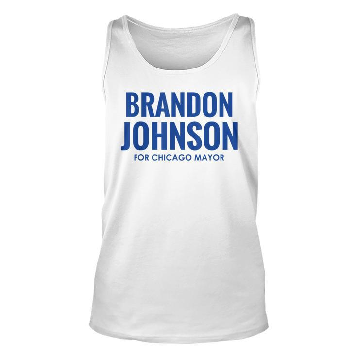 Vote Brandon Johnson For Chicago Mayor  Unisex Tank Top