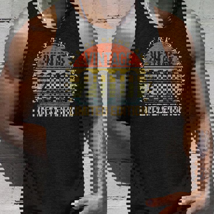 10 Year Old Vintage 2010 Limited Edition 10Th Birthday Tank Top Gifts for Him