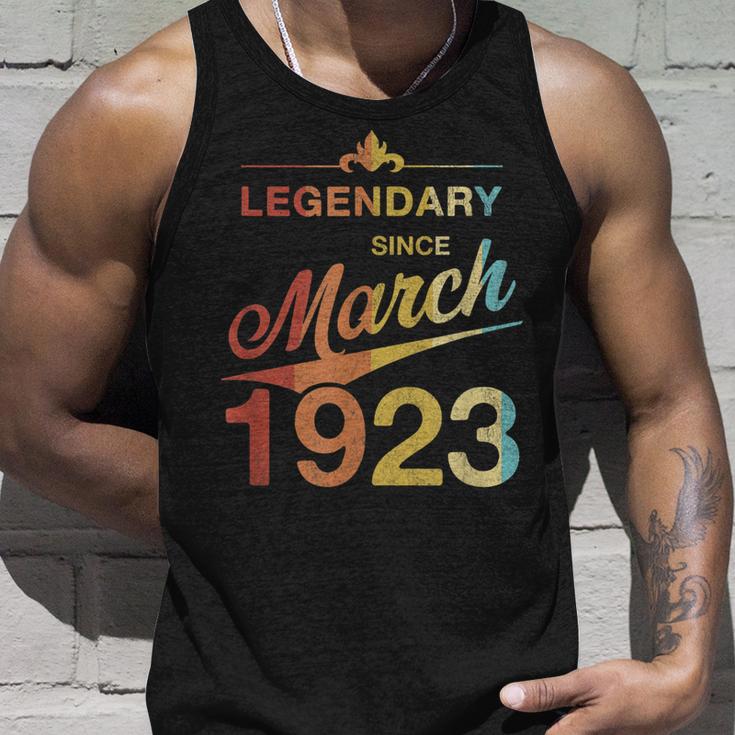 100 Geburtstag 100 Jahre Alt Legendär Seit März 1923 V5 Tank Top Geschenke für Ihn