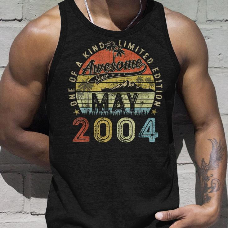 19 Year Old Awesome Since May 2004 19Th Birthday Unisex Tank Top Gifts for Him