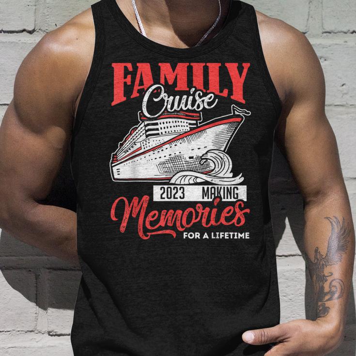 Family Cruise  2023 Vacation Funny Party Trip Ship Gift  Unisex Tank Top