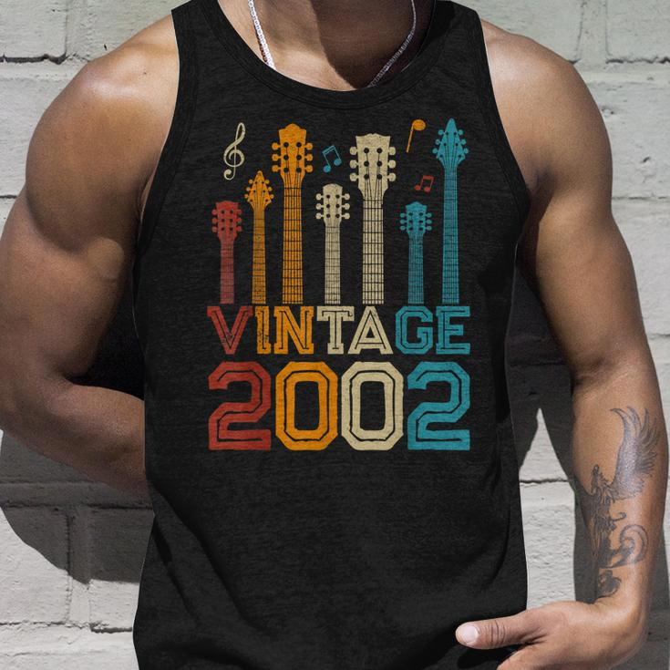 21St Birthday Gifts Vintage 2002 Guitarist Guitar Lovers Unisex Tank Top Gifts for Him