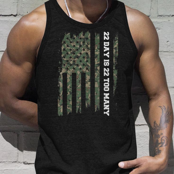 22 A Day Veteran Lives Matter Army Suicide Awareness Unisex Tank Top Gifts for Him