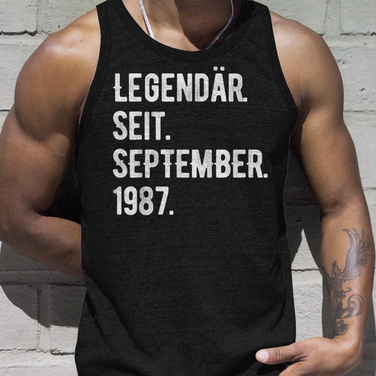 36 Geburtstag Geschenk 36 Jahre Legendär Seit September 198 Tank Top Geschenke für Ihn