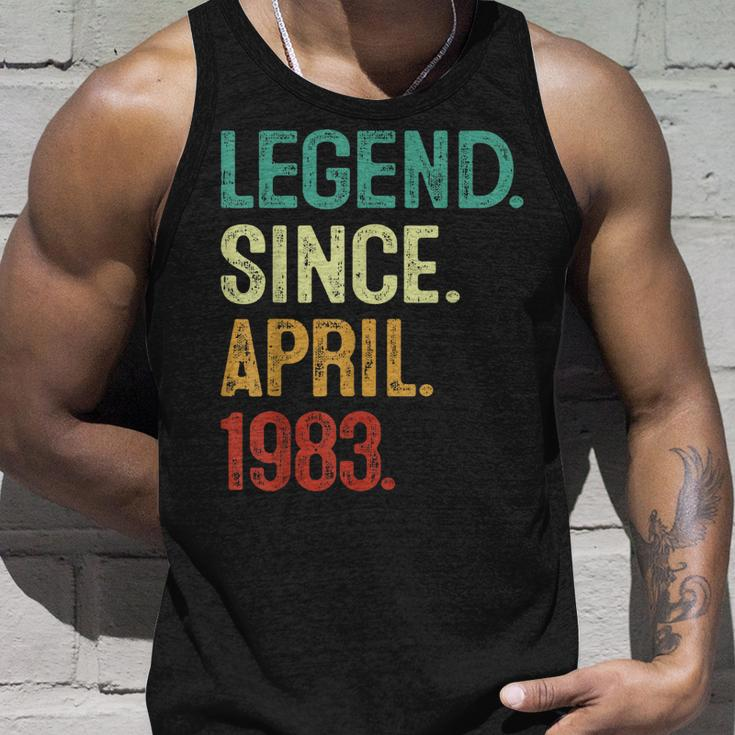 40 Years Old Legend Since April 1983 40Th Birthday Unisex Tank Top Gifts for Him