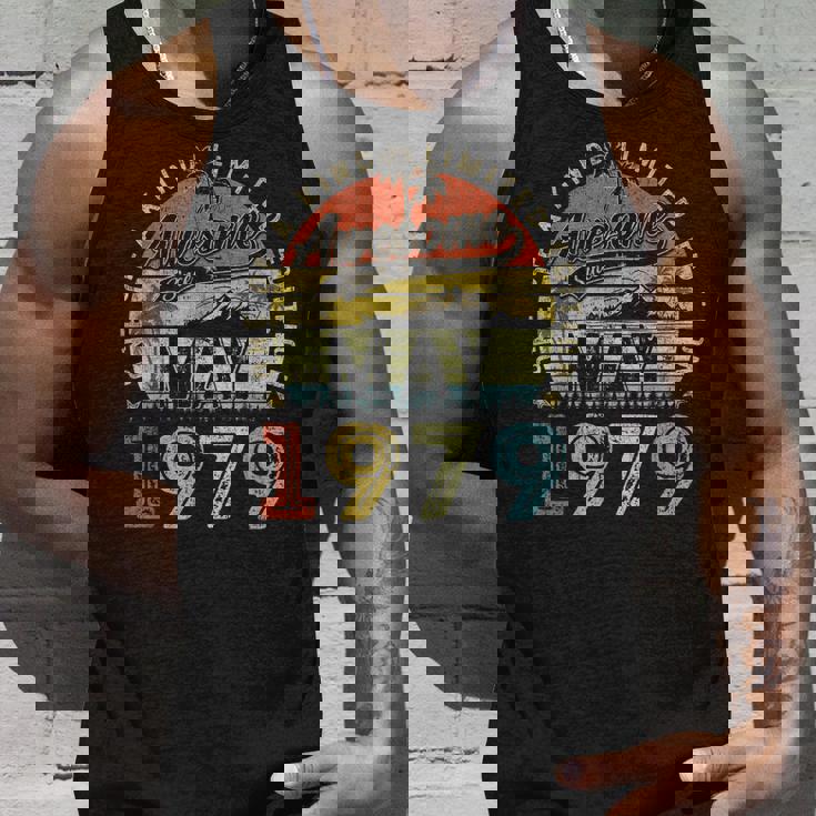 44 Year Old Awesome Since May 1979 44Th Birthday Unisex Tank Top Gifts for Him