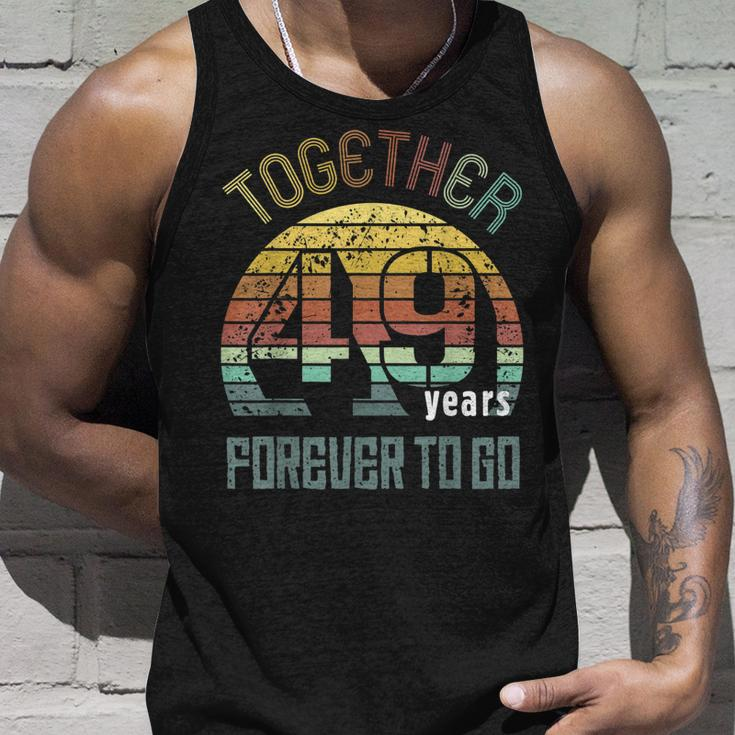 49Th Years Wedding Anniversary Gifts For Couples Matching 49 Unisex Tank Top Gifts for Him