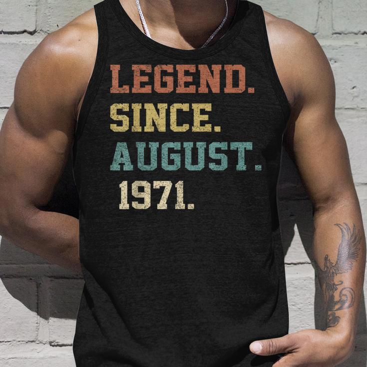 51 Years Old Legende Seit August 1971 Geburtstag Tank Top Geschenke für Ihn