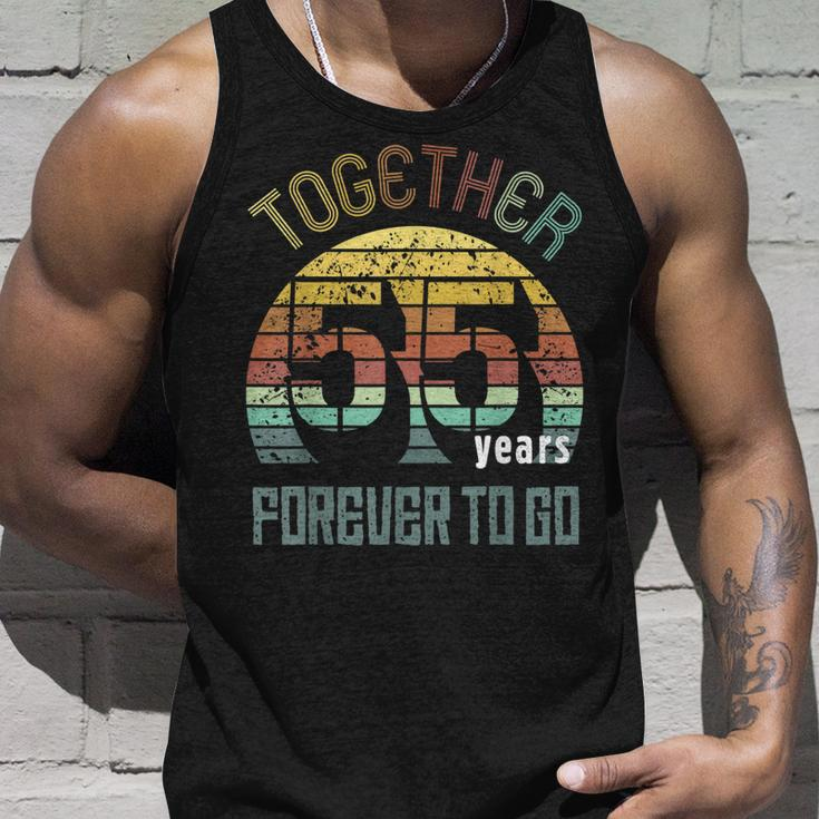 55Th Years Wedding Anniversary Gifts For Couples Matching 55 Unisex Tank Top Gifts for Him