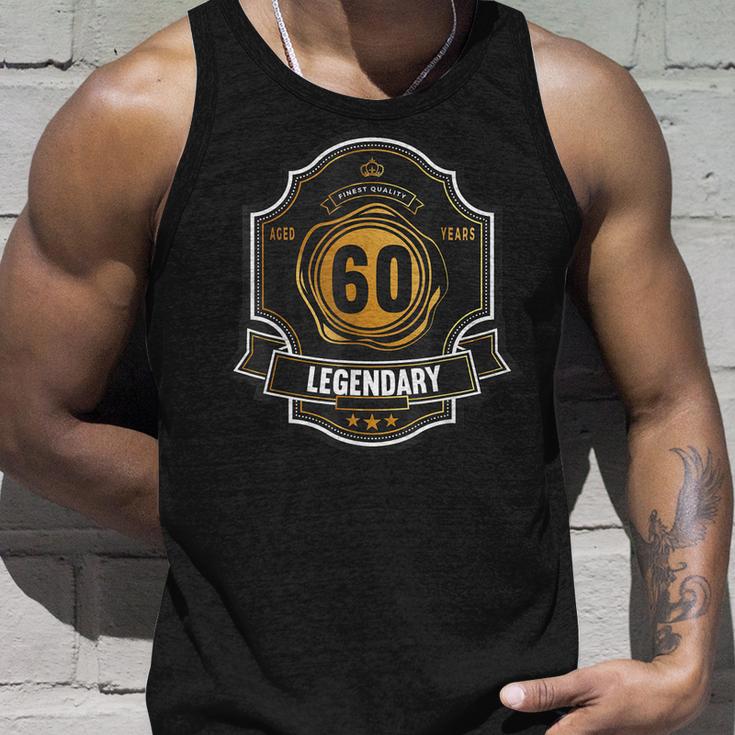 60 Geburtstag 60 Jahre Aged 60 Years Whiskey Whisky Tank Top Geschenke für Ihn