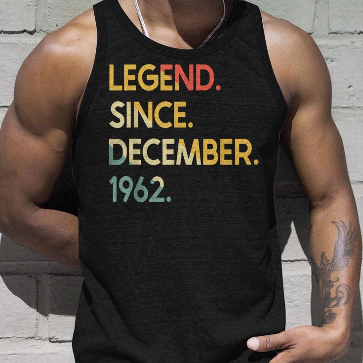 60 Jahre Alte Legende Seit Dezember 1962 60 Geburtstag Tank Top Geschenke für Ihn