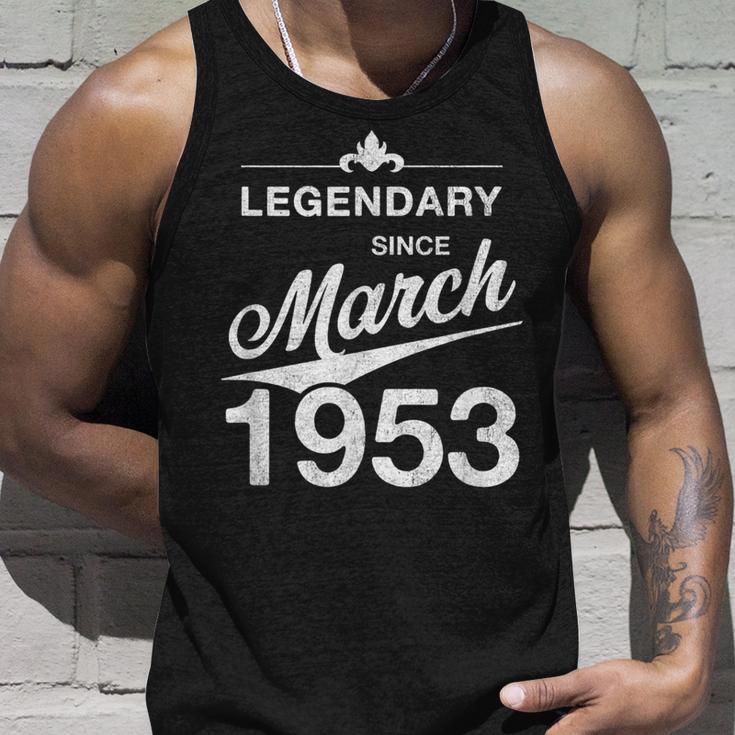 70 Geburtstag 70 Jahre Alt Legendär Seit März 1953 V3 Tank Top Geschenke für Ihn