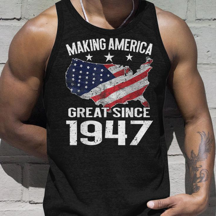 72Nd Birthday Making America Great Since 1947 Usa Shirt Tank Top Gifts for Him