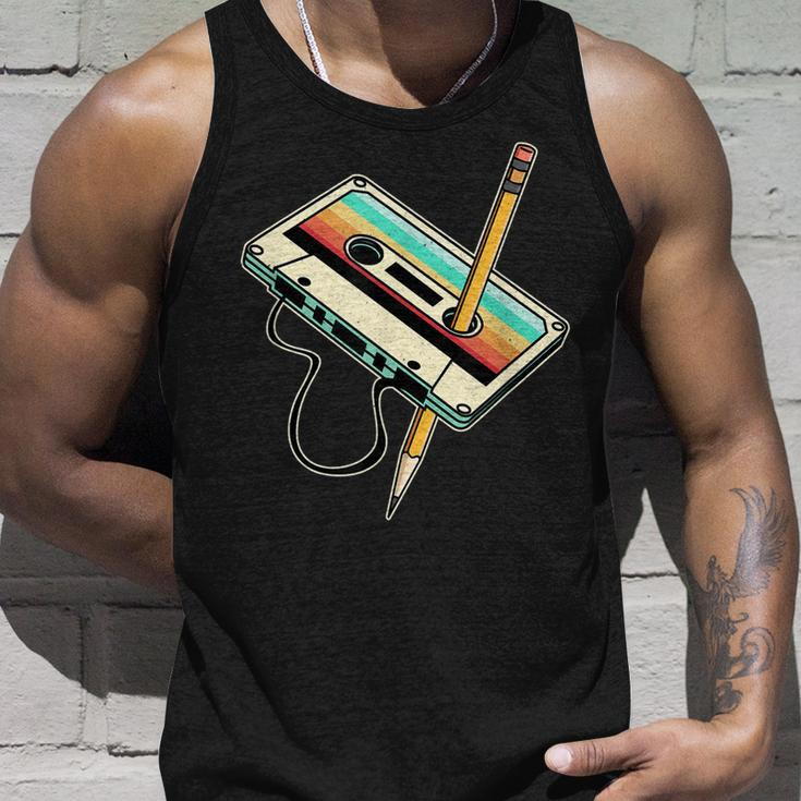 80S 90S Retro Party Costume Nostalgia Cassette Unisex Tank Top Gifts for Him
