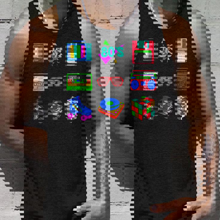 80S Party 1980S Funny Vintage 80S Costume Men Women Unisex Tank Top Gifts for Him