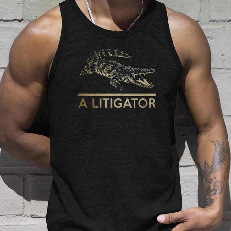 A Litigator T-Shirt Law Funny Legal Attorney Lawyer Men Women Tank Top Graphic Print Unisex Gifts for Him