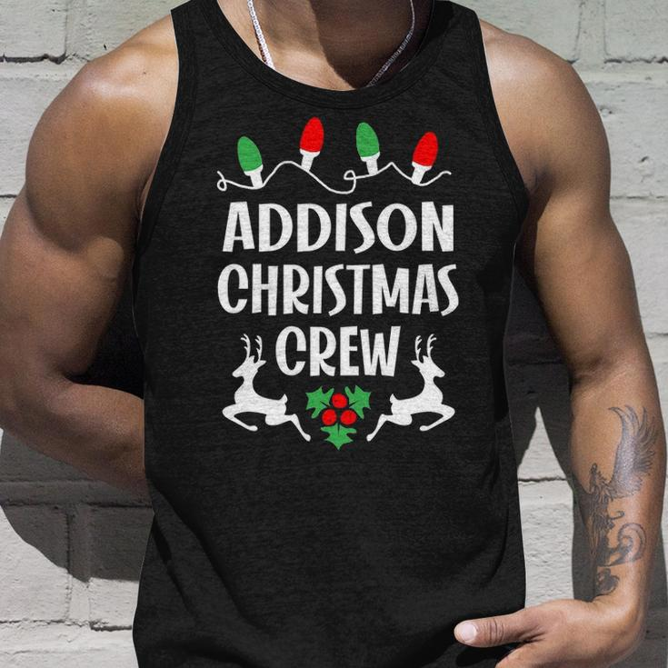 Addison Name Gift Christmas Crew Addison Unisex Tank Top Gifts for Him