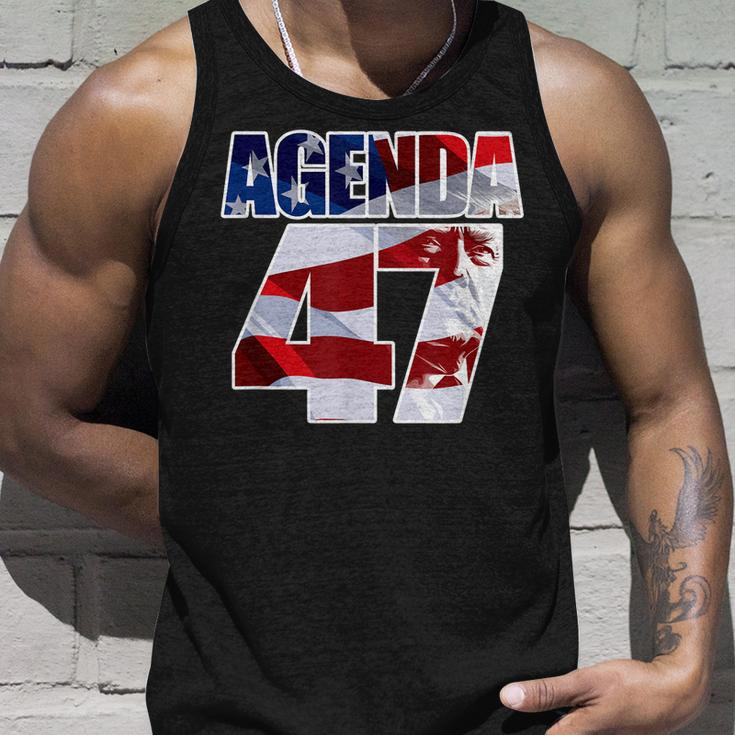 Agenda 47 Patriotic Trump Re-Election Campaign Design Unisex Tank Top Gifts for Him