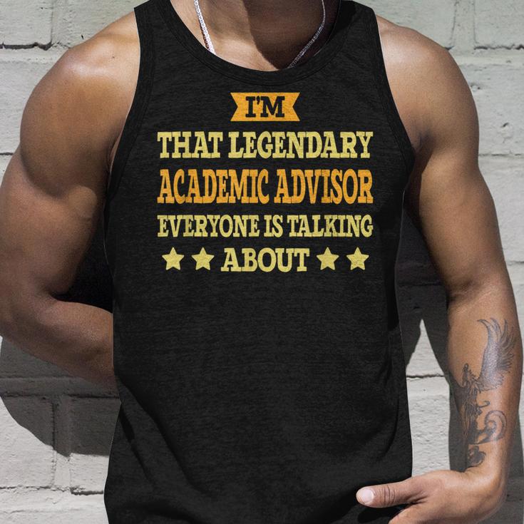 Akademischer Berater Unisex TankTop, Lustiges Motiv für Mitarbeiter Geschenke für Ihn