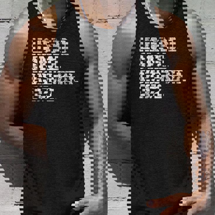 Alte Legende Seit Dezember 1972 Geburtstag 51 Jahre Alt Tank Top Geschenke für Ihn