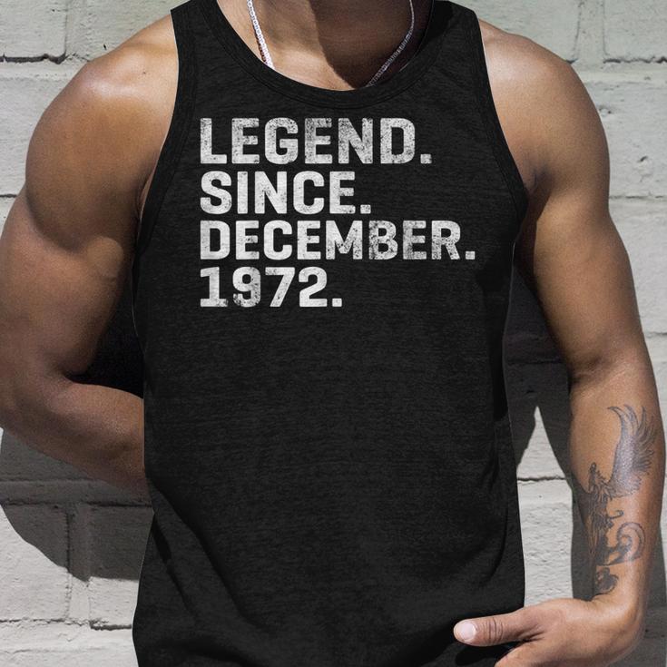 Alte Legende Seit Dezember 1972 Geburtstag 51 Jahre Alt Tank Top Geschenke für Ihn