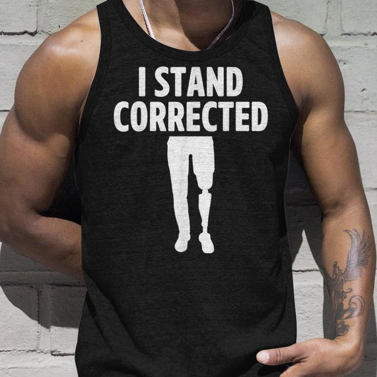 Ampu Humor Corrected Leg Arm Funny Recovery Gifts Unisex Tank Top Gifts for Him