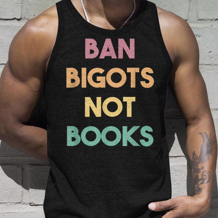 Anti Censorship Ban Bigots Not Books Banned Books Unisex Tank Top Gifts for Him