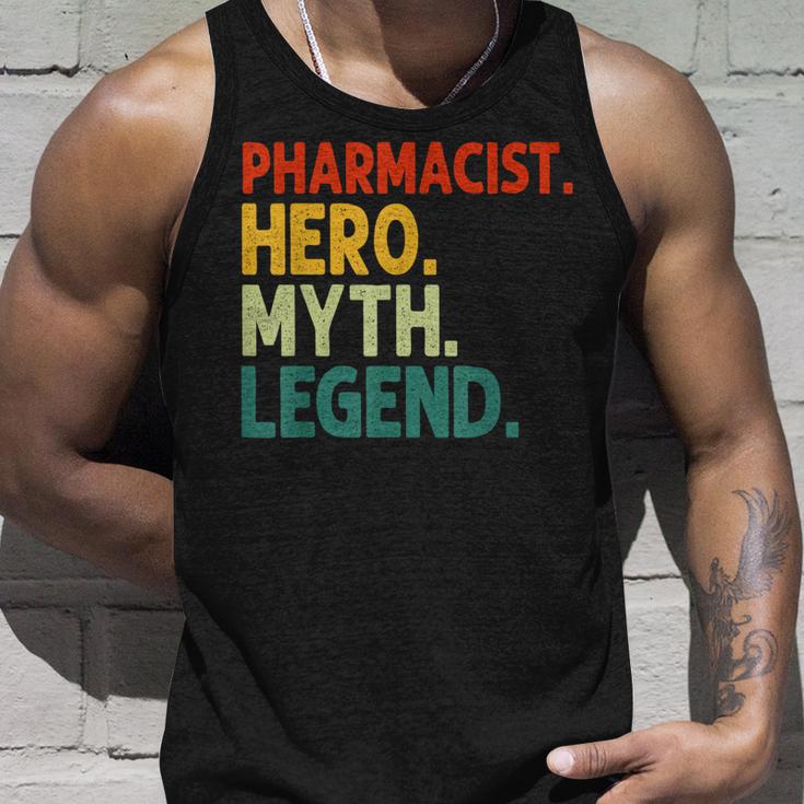 Apotheker Hero Myth Legend Retro Vintage Droggist Tank Top Geschenke für Ihn