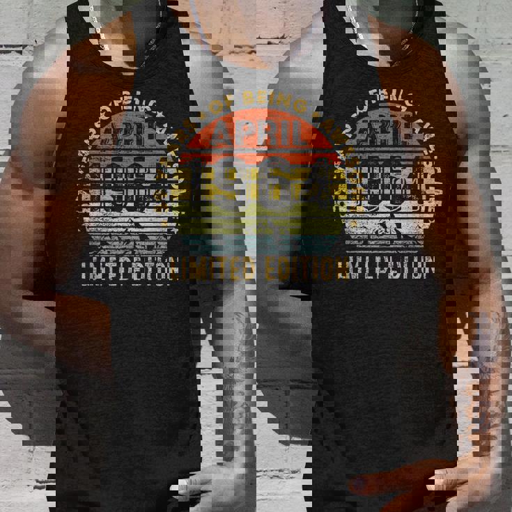 April 1964 Limited Edition 59 Years Of Being Awesome Unisex Tank Top Gifts for Him