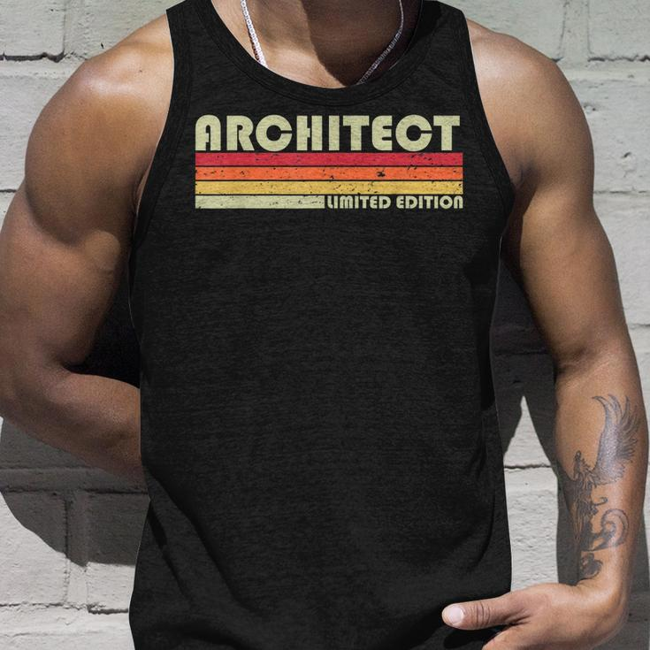 Architect Funny Job Title Profession Birthday Worker Idea Unisex Tank Top Gifts for Him