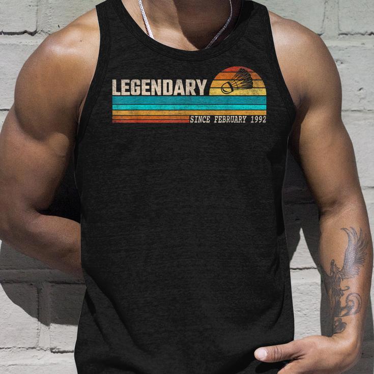 Badminton-Spieler-Legende Seit Februar 1992 Geburtstag Tank Top Geschenke für Ihn