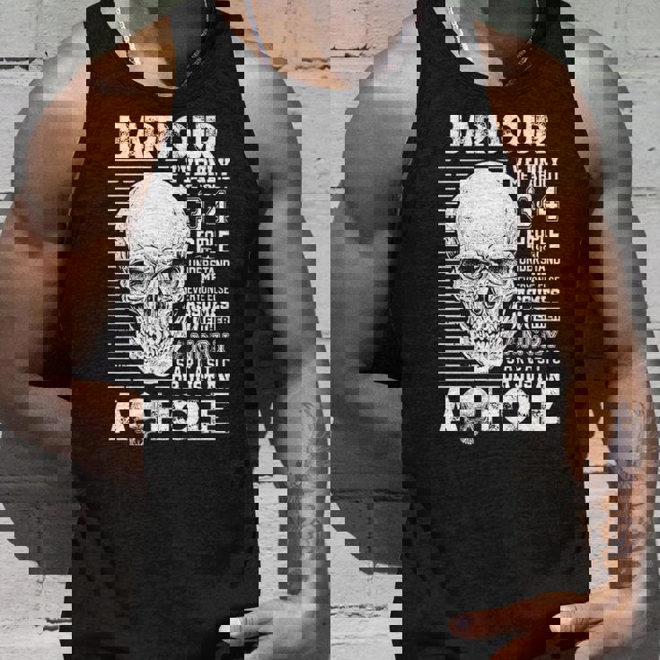 Barbour Name Gift Barbour Ively Met About 3 Or 4 People Unisex Tank Top Gifts for Him