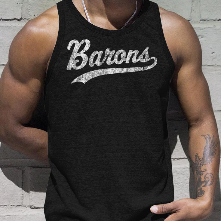 BaronsVintage Sports Name Design Unisex Tank Top Gifts for Him
