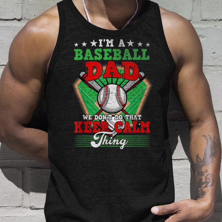 Baseball Dad Dont Do That Keep Calm Thing Unisex Tank Top Gifts for Him